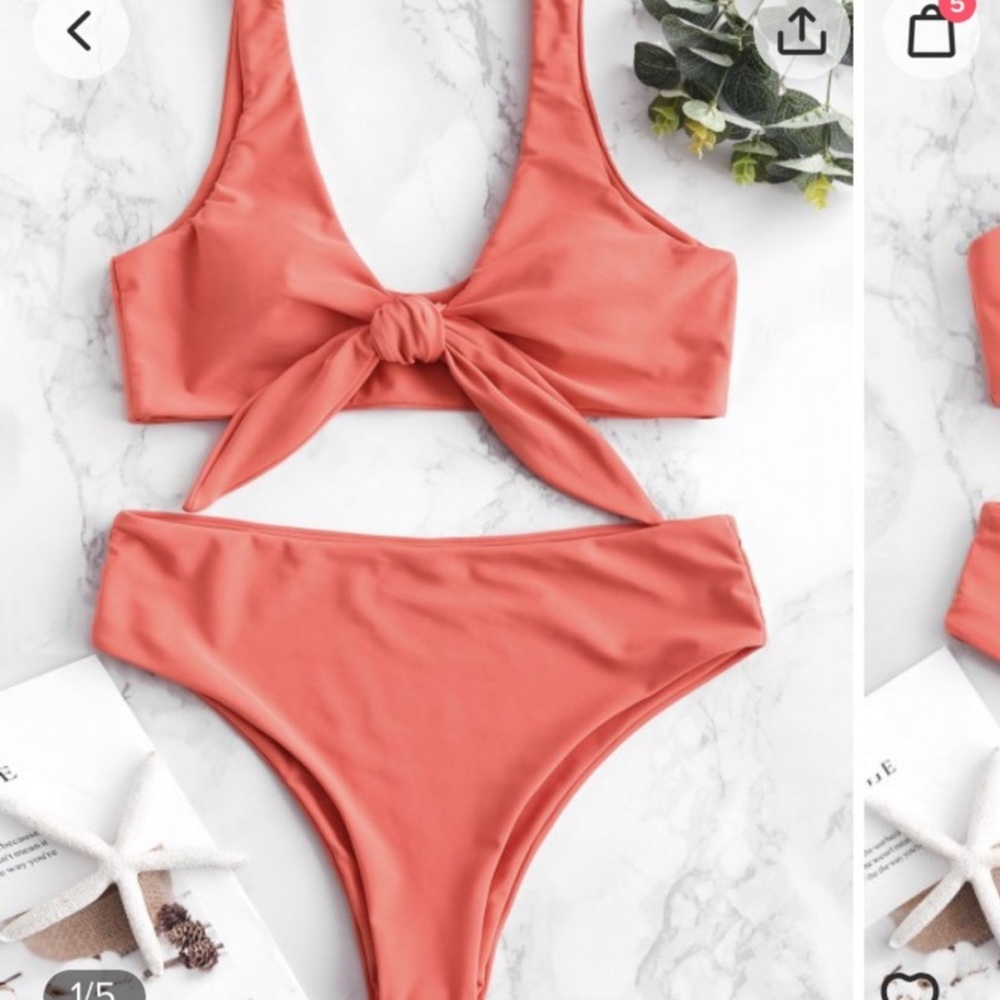 Zaful front tie bikini